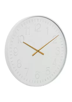 Buy 🌟 Contemporary Metal Wall Clock by Monroe Lane ❤️ -Monroe Lane Sales Belk 13947
