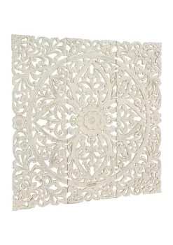 Outlet 😍 Traditional Wood Wall Decor - Set of 3 by Monroe Lane ⌛ -Monroe Lane Sales Belk 13956