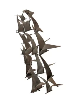 Discount ⭐ Coastal Metal Wall Decor by Monroe Lane 🤩 -Monroe Lane Sales Belk 13962