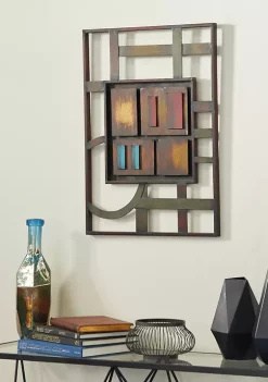Outlet 🌟 Modern Metal Wall Decor by Monroe Lane 🎁 -Monroe Lane Sales Belk 13969