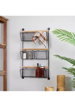 Cheap 🛒 Farmhouse Metal Wall Shelf by Monroe Lane 🌟 -Monroe Lane Sales Belk 1398