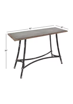 Cheap ⭐ Farmhouse Metal Console Table by Monroe Lane ⭐ -Monroe Lane Sales Belk 13985