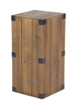 Best Pirce ✔️ Farmhouse Wood Pedestal Table - Set of 5 by Monroe Lane ⭐ -Monroe Lane Sales Belk 14000