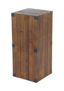 Best Pirce ✔️ Farmhouse Wood Pedestal Table - Set of 5 by Monroe Lane ⭐ -Monroe Lane Sales Belk 14002