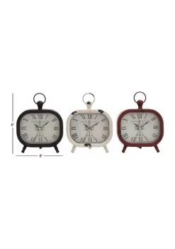 Cheap ⭐ Vintage Metal Clock - Set of 3 by Monroe Lane 😉 -Monroe Lane Sales Belk 14007