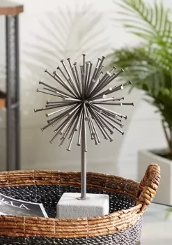 Promo 🥰 Metal Industrial Concrete Sculpture by Monroe Lane 🛒 -Monroe Lane Sales Belk 14048