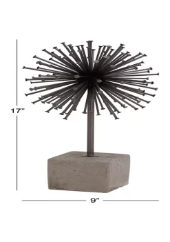 Promo 🥰 Metal Industrial Concrete Sculpture by Monroe Lane 🛒 -Monroe Lane Sales Belk 14051
