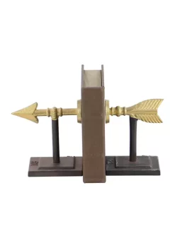 Hot Sale ✔️ Contemporary Glass Bookends - Set of 2 by Monroe Lane ✨ -Monroe Lane Sales Belk 14057