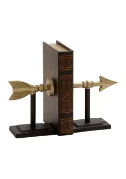 Hot Sale ✔️ Contemporary Glass Bookends - Set of 2 by Monroe Lane ✨ -Monroe Lane Sales Belk 14058