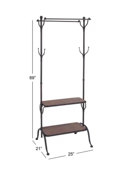 Discount 👍 Wooden Clothes Rack by Monroe Lane 🥰 -Monroe Lane Sales Belk 14069