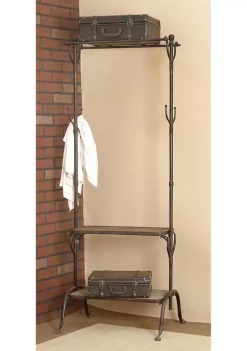 Discount 👍 Wooden Clothes Rack by Monroe Lane 🥰 -Monroe Lane Sales Belk 14070