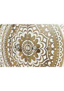 Top 10 🔥 Los Angeles Clippers Houston Texans Los Angeles Angels Boise State Broncos Bohemian Wood Cabinet by Monroe Lane ⭐ -Monroe Lane Sales Belk 14073