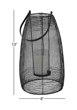 Promo 🥰 Metal Modern Lantern by Monroe Lane 🔔 -Monroe Lane Sales Belk 14095