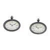 Best reviews of 🧨 Vintage Metal Wall Clock - Set of 2 by Monroe Lane 🛒