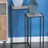 Best Sale 😉 Contemporary Metal Accent Table - Set of 2 by Monroe Lane 🔔