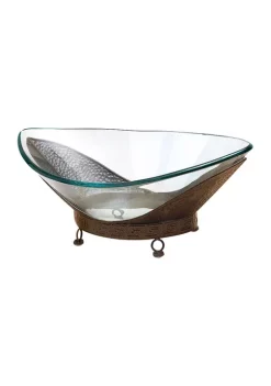Wholesale 🌟 Traditional Tempered Glass Serving Bowl by Monroe Lane 🎉