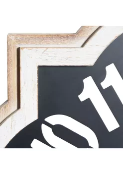 Top 10 🌟 Farmhouse Metal Wall Clock by Monroe Lane ✨ -Monroe Lane Sales Belk 14144