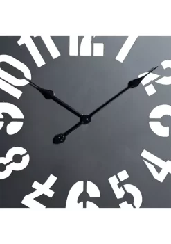 Top 10 🌟 Farmhouse Metal Wall Clock by Monroe Lane ✨ -Monroe Lane Sales Belk 14145