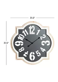 Top 10 🌟 Farmhouse Metal Wall Clock by Monroe Lane ✨ -Monroe Lane Sales Belk 14146
