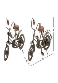 Wholesale 👍 Vintage Metal Sculpture - Set of 2 by Monroe Lane ✨ -Monroe Lane Sales Belk 14164