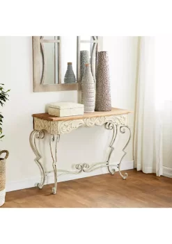 Outlet 😉 Farmhouse Metal Console Table by Monroe Lane 😀