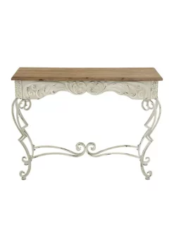 Outlet 😉 Farmhouse Metal Console Table by Monroe Lane 😀 -Monroe Lane Sales Belk 14169