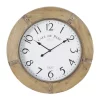 Buy ⭐ Rustic Wood Wall Clock by Monroe Lane 👍