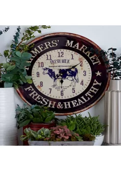 Top 10 😀 Farmhouse Metal Wall Clock - Set of 2 by Monroe Lane 😀 -Monroe Lane Sales Belk 14246