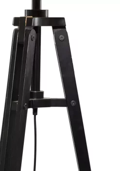 Best Sale 👍 Industrial Wood Floor Lamp by Monroe Lane 🔥 -Monroe Lane Sales Belk 14253