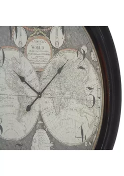 Coupon 😀 Iron Vintage Wall Clock by Monroe Lane ⭐ -Monroe Lane Sales Belk 14286