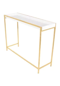 Hot Sale 🛒 Contemporary Metal Console Table - Set of 2 by Monroe Lane 🎁 -Monroe Lane Sales Belk 14293