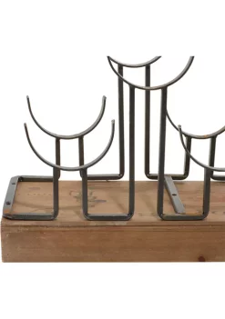 Budget 🛒 Industrial Metal Wine Rack by Monroe Lane ❤️ -Monroe Lane Sales Belk 14304