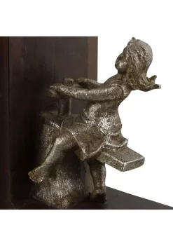 Best reviews of 🥰 Eclectic Polystone Bookends - Set of 2 by Monroe Lane ❤️ -Monroe Lane Sales Belk 14340