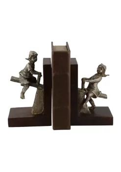 Best reviews of 🥰 Eclectic Polystone Bookends - Set of 2 by Monroe Lane ❤️ -Monroe Lane Sales Belk 14342
