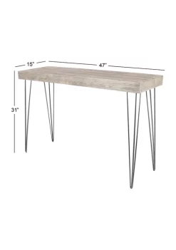 Hot Sale 😍 Modern Wood Console Table by Monroe Lane 👏 -Monroe Lane Sales Belk 14348