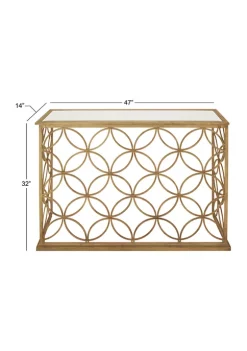 Best Sale 🔔 Traditional Metal Console Table by Monroe Lane 🔥 -Monroe Lane Sales Belk 14360