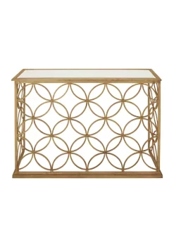 Best Sale 🔔 Traditional Metal Console Table by Monroe Lane 🔥 -Monroe Lane Sales Belk 14361