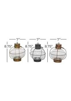 Top 10 😀 Iron Rustic Lantern Set of 3 by Monroe Lane 😍 -Monroe Lane Sales Belk 14366