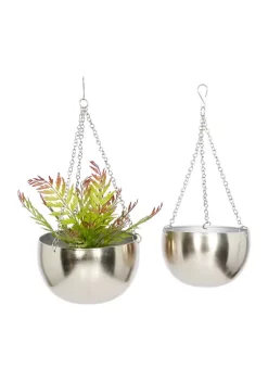 Brand new ๐ Glam Metal Planter - Set of 2 by Monroe Lane ๐