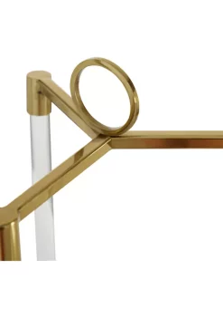 Discount ⭐ Contemporary Stainless Steel Candle Lantern by Monroe Lane 👍 -Monroe Lane Sales Belk 14397