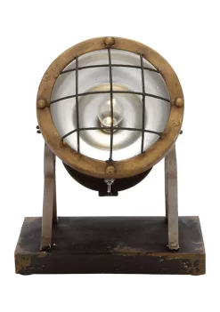 New 🔥 Industrial Metal Accent Lamp by Monroe Lane 🔥 -Monroe Lane Sales Belk 14416