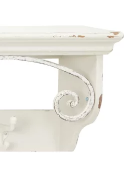 Hot Sale 🤩 Wood Farmhouse Wall Shelf by Monroe Lane 🔥 -Monroe Lane Sales Belk 1442