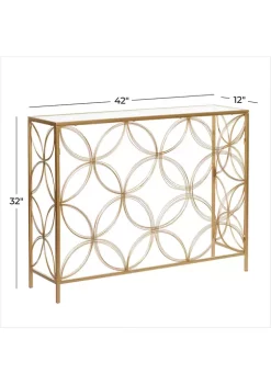 Buy 🛒 Contemporary Metal Console Table by Monroe Lane 🎉 -Monroe Lane Sales Belk 14437
