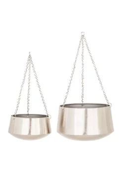 Best deal ๐คฉ Glam Metal Planter - Set of 2 by Monroe Lane ๐