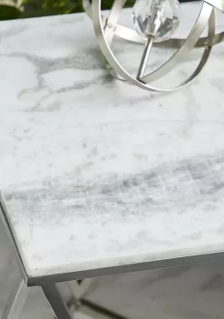 Best Pirce 🛒 Georgia Southern Eagles Modern Marble Accent Table by Monroe Lane ❤️ -Monroe Lane Sales Belk 14496