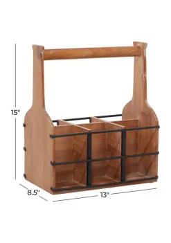 Flash Sale 🔔 Brown Wood Farmhouse Wine Rack by Monroe Lane 🧨 -Monroe Lane Sales Belk 14506