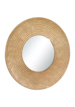 Best Sale 🔔 Contemporary Metal Wall Mirror by Monroe Lane 🛒 -Monroe Lane Sales Belk 14554