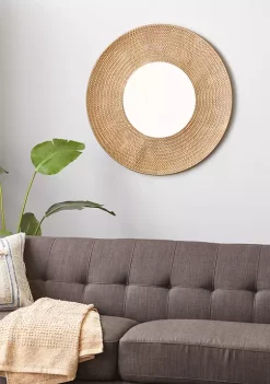 Best Sale 🔔 Contemporary Metal Wall Mirror by Monroe Lane 🛒 -Monroe Lane Sales Belk 14555