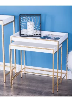 Top 10 ✔️ Contemporary Wood Console Table - Set of 2 by Monroe Lane 👍