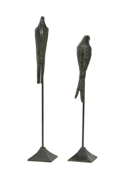 Cheapest 👏 Glam Aluminum Sculpture - Set of 2 by Monroe Lane 👍 -Monroe Lane Sales Belk 14585